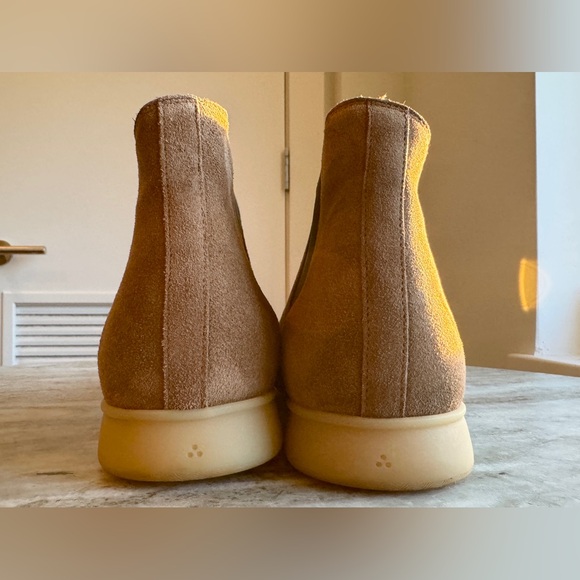 Baudoin & Lange Rover Suede Chelsea Boots Brown Taupe 45 / 12 $650 - Picture 6 of 10